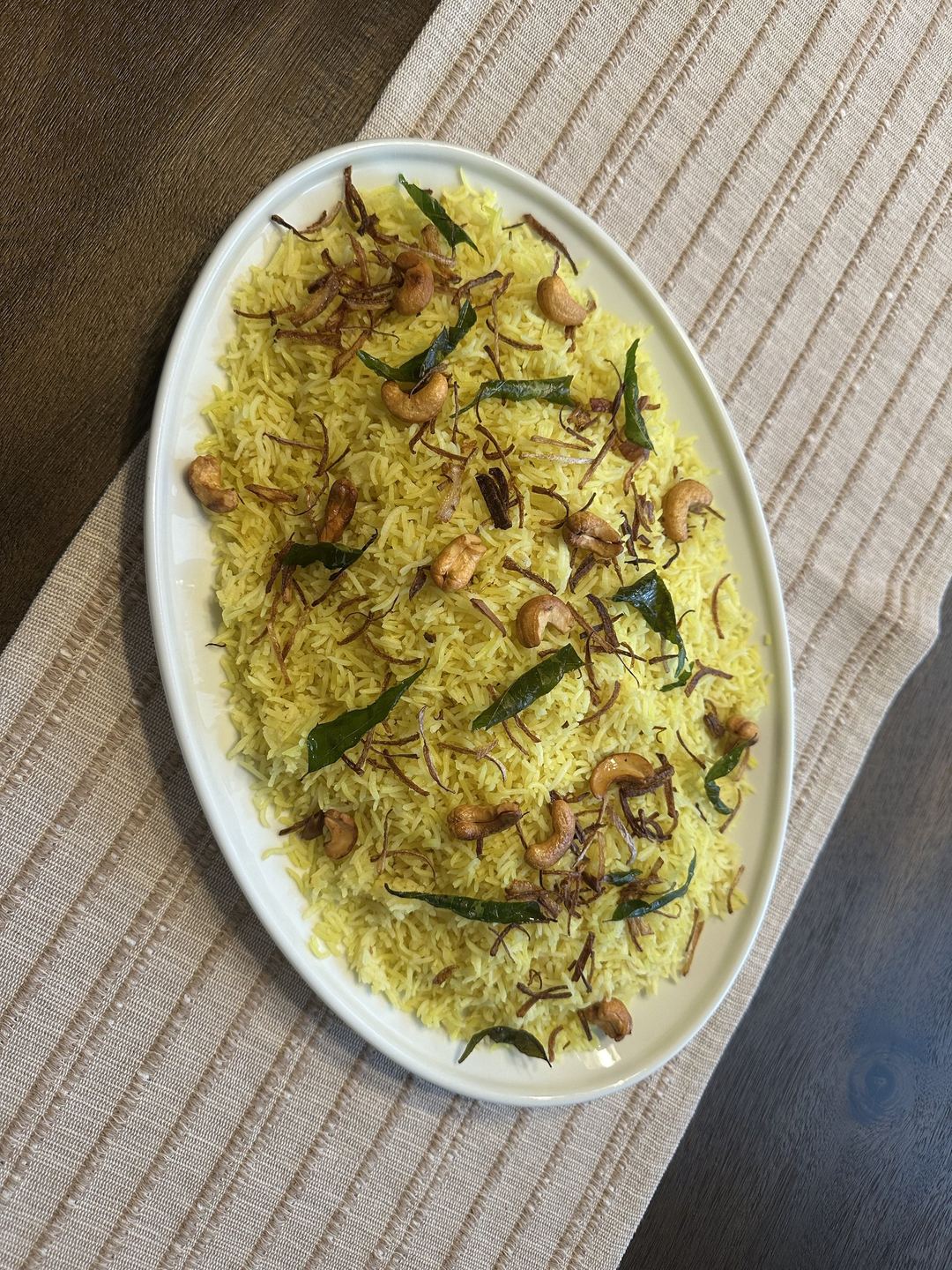 Homestyle Sri Lankan rice and curry spread